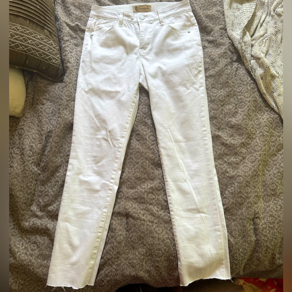 Democracy White Denim Jeans